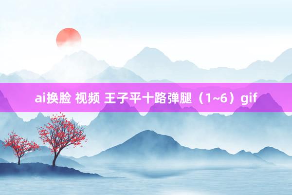 ai换脸 视频 王子平十路弹腿（1~6）gif