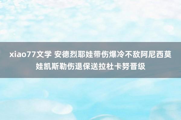 xiao77文学 安德烈耶娃带伤爆冷不敌阿尼西莫娃凯斯勒伤退保送拉杜卡努晋级
